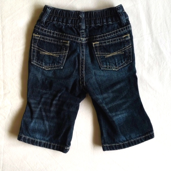 babyGap ladybug & heart embroidered dark wash denim jeans 6 months baby girl - Picture 6 of 6